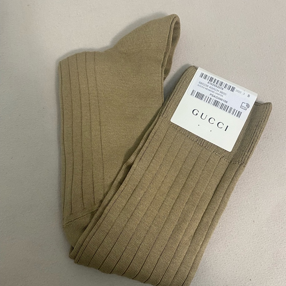 Gucci men’s knee-high socks